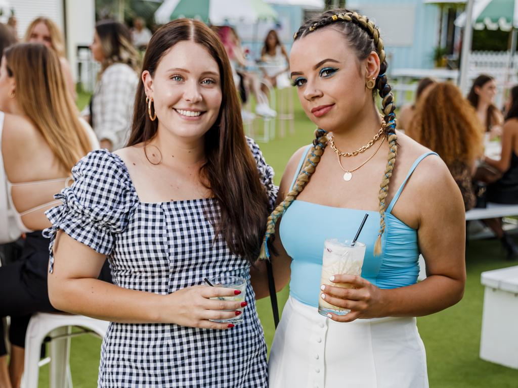 Elyse Goulding and Mariah Lambert at the first night of The Star’s Garden Kitchen &amp; Bar's So-Cal on The Lawn. Picture: Adam Shaw