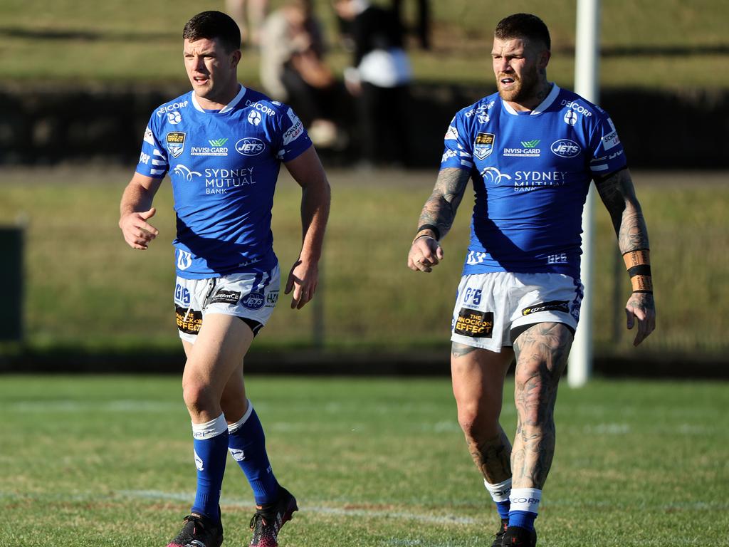 (L-R) Chad Townsend and Josh Dugan are on a combined $1.5 million this year. Picture: Tim Hunter