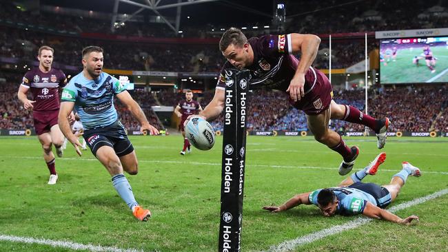 Corey Oates has played eight Origin games for Queensland. Picture: Cameron Spencer/Getty