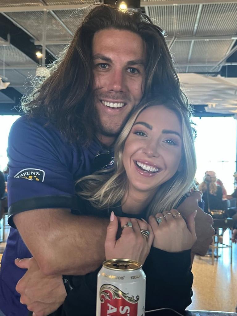 Ms Howarth shared her late partner’s heartbreaking last voicemail to her. Picture: Instagram