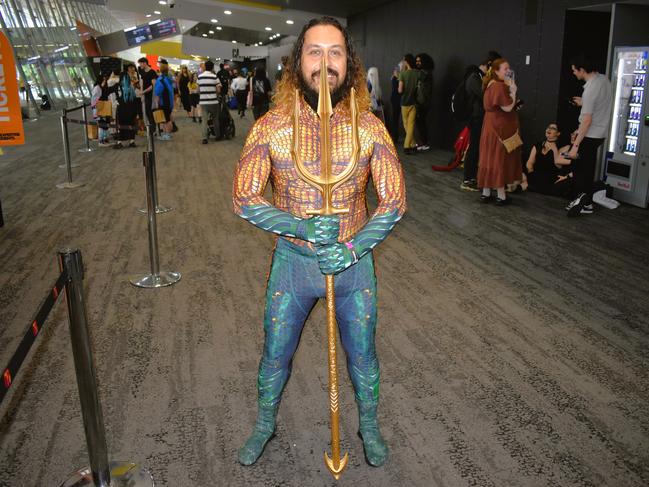 Lee Baker at the Melbourne Oz Comic Con Xmas edition, held at the Melbourne Convention &amp; Exhibition Centre on Saturday, December 7, 2024. Picture: Jack Colantuono