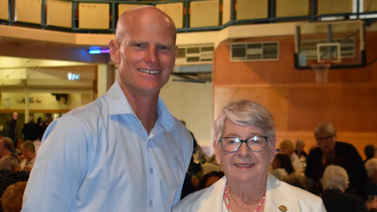 Mayor Glen Hartwig and Gympie War Widows president Maureen Rush were excited to attend the event.