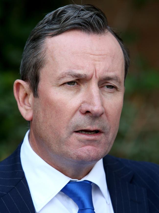 WA Premier Mark McGowan. Picture: Colin Murty