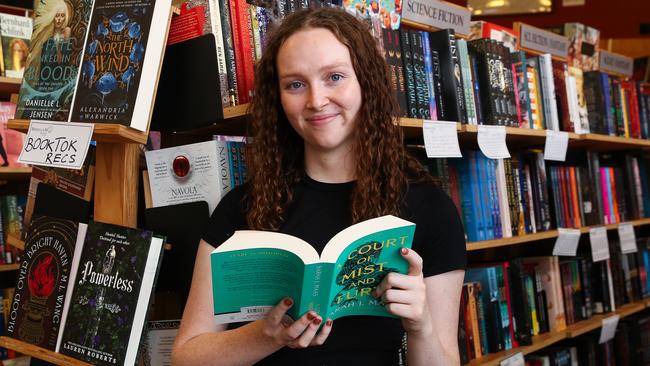 SYDNEY, AUSTRALIA : NewsWire Photos - JANUARY 23 2025; Abbey Lawrey organises the fantasy book club at Berkelouw books in Balgowlah in Sydney. Picture: NewsWire/ Gaye Gerard