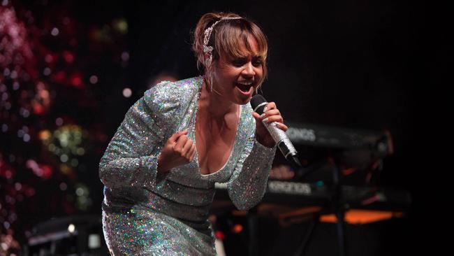 National Indigenous Music Awards (NIMA) 2019 in Darwin Jessica Mauboy performs. Picture: David Hancock