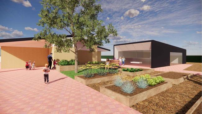 An artist's impression of the proposed upgrades to Elizabeth Park Primary School. Picture: Supplied