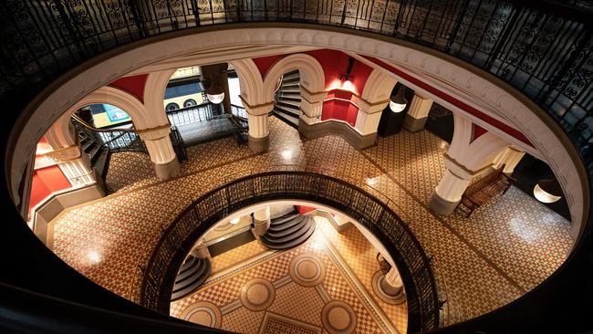 Vicinity’s QVB is largely deserted due to coronavirus. Picture: Cameron Spencer/Getty Images.