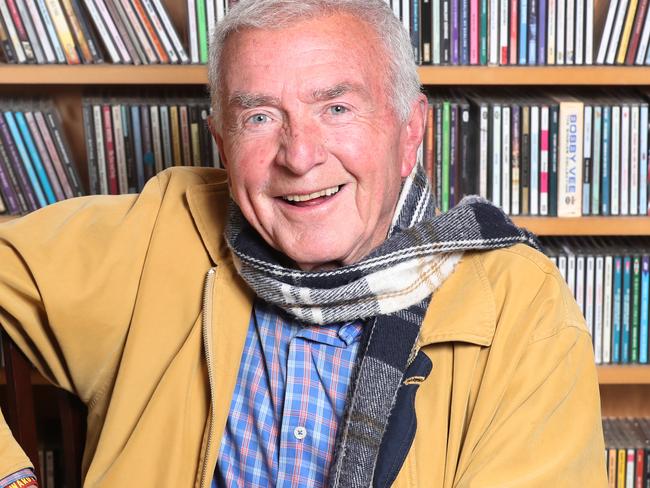 ALL INFORMATION CONTAINED HERE IS STRICTLY EMBARGOED UNTIL 0001 AEST ON MONDAY, JUNE 11 Philip Stuart Brady poses for a photograph in Melbourne, Sunday, June 10, 2018. Brady has been awarded the Medal of the Order of Australia (OAM) in the Queen's Birthday 2018 Honours List for  service to the broadcast media industry. (AAP Image/David Crosling) NO ARCHIVING