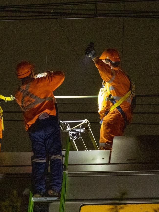 It took crews 12 hours to clear the damage. Picture Thomas Lisson