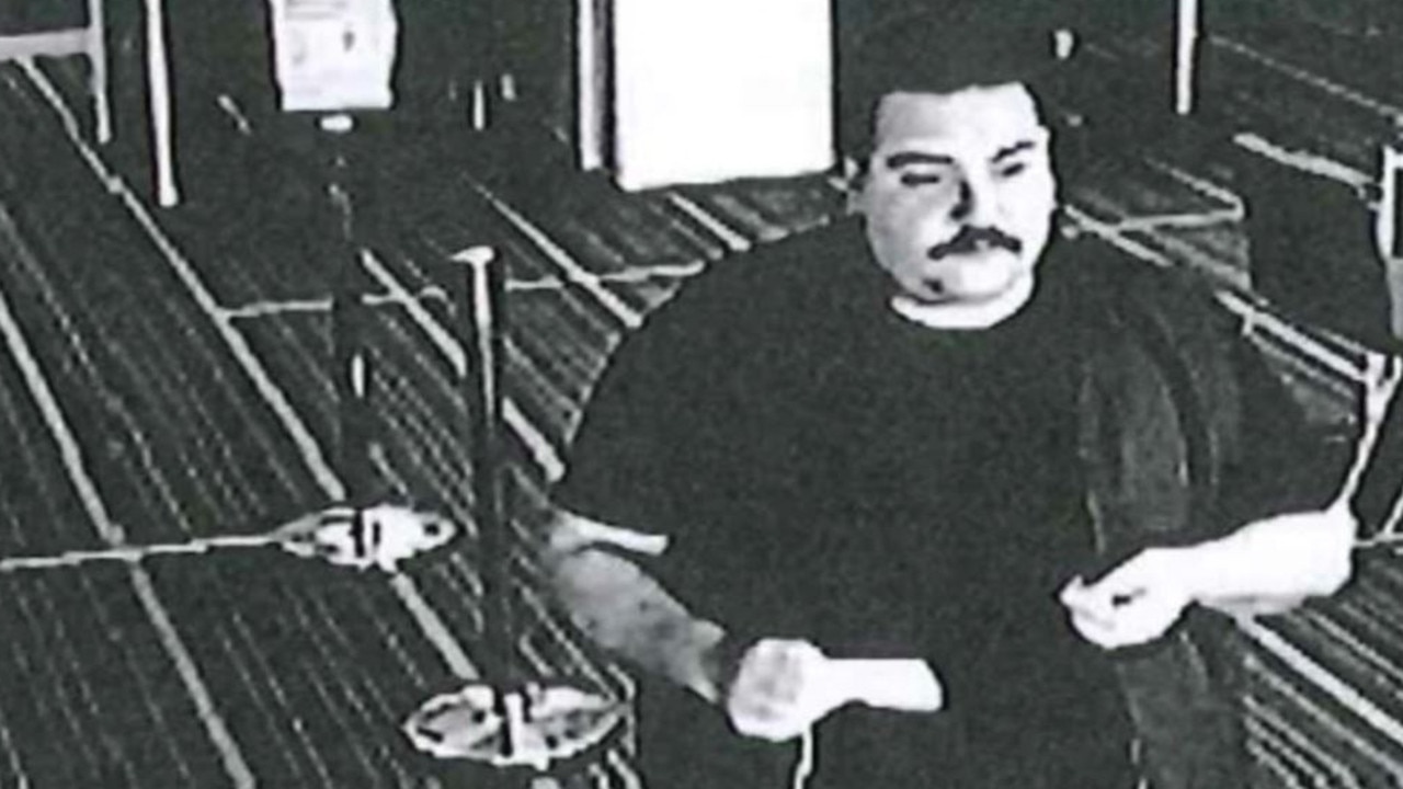 Salvatore “Sam” Formica allegedly depositing cash into an account to maintain a smuggling plane. Picture: Courier Mail online