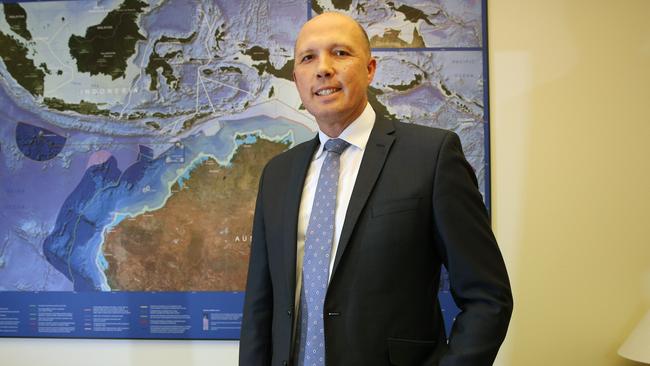 Home Affairs Minister Peter Dutton in Parliament House. Picture Gary Ramage