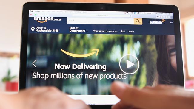 DANDENONG, AUSTRALIA - DECEMBER 05:  The Amazon website is seen on December 5, 2017 in Dandenong, Australia. Amazon has ended months of speculation by launching its local website overnight. The online retail giant has started taking orders and shipping products from its 'fulfilment centre' in Dandenong South, offering massive discounts on millions of items across more than 20 categories including electronics, toys, clothing, beauty and accessories.  (Photo by Quinn Rooney/Getty Images)