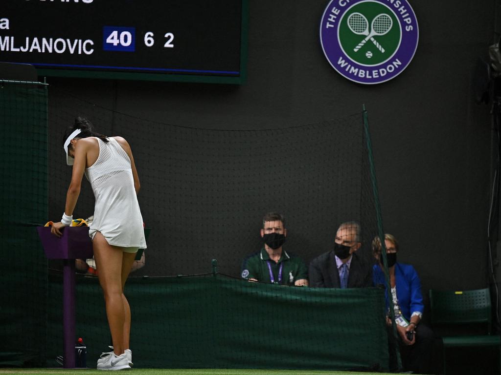 Wimbledon Results 2021 Emma Raducanu Vs Ajla Tomljanovic Score Medical Retirement Tennis News 9078