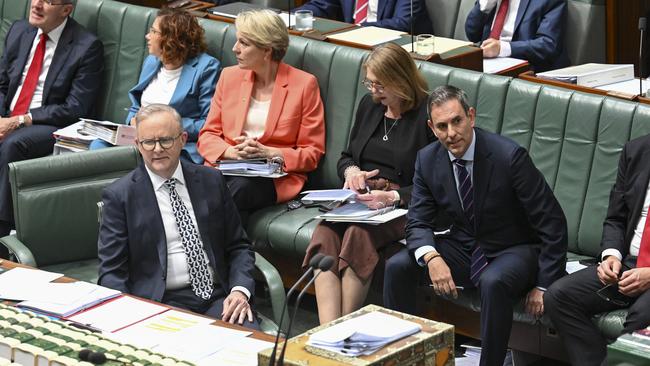 Treasurer Jim Chalmers has remained tight lipped on whether he directed his department to scope out negative gearing. Picture: Martin Ollman