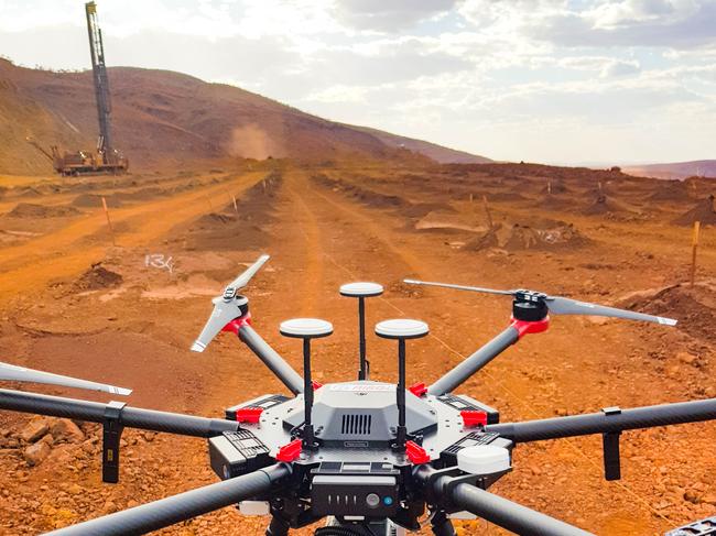 Sphere Drone allows mining companies to a monitor inventory across sites.