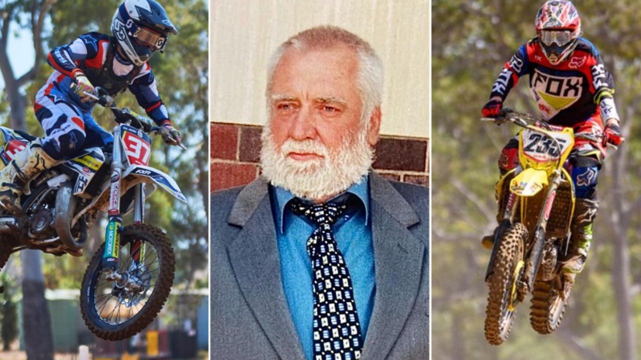 The Oberhardt legacy within the Wide Bay Burnett motocross community has continued through Bob (centre) to his son Karl (right) and his grandson Slade (left).