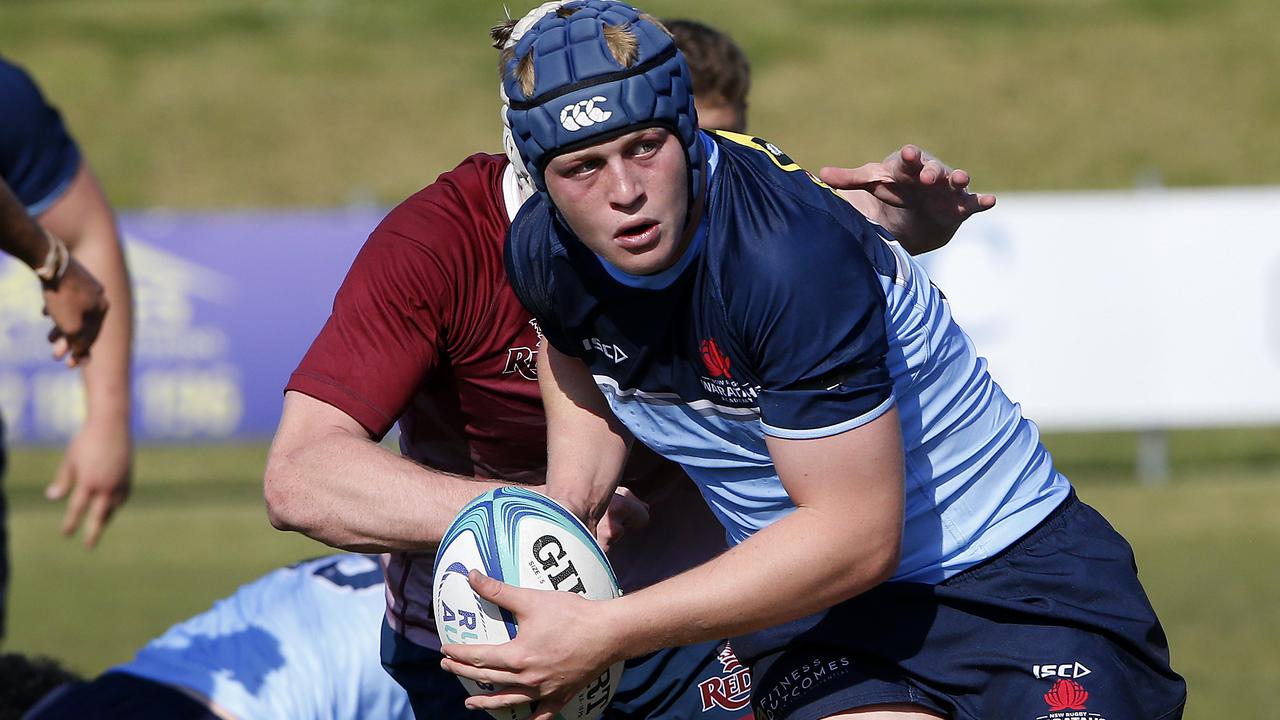 Waratahs' Luca Cleverley was one of the standouts. Picture: John Appleyard