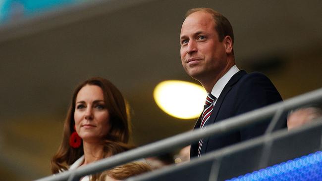 Prince William, right, and Catherine, Duchess of Cambridge. Picture: AFP