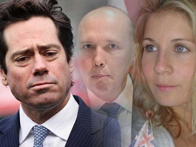 AFL boss Gillon McLachlan lobbied Home Affairs Peter Dutton to help prevent the deportation of French au pair Alexandra Deuwel.