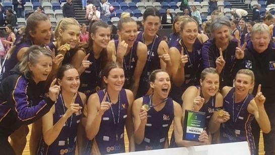 Goulburn Valley won the open section of the Netball Victoria Association Championships played in Melbourne. Picture: Supplied