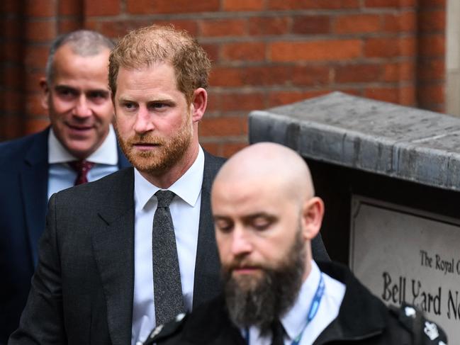 Prince Harry lost his UK police protection and has been fighting to get it back. Picture: AFP