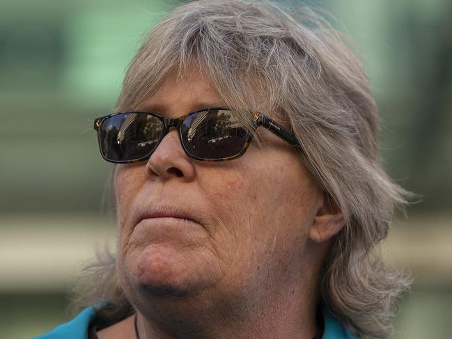 Lee Rimmer speaks to the media at the West Australian Supreme Court. Picture: Getty