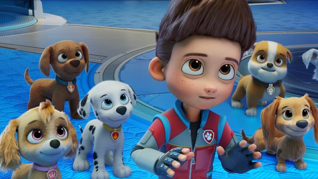 Ryder and the gang are out to save Adventure City in Paw Patrol: The Movie