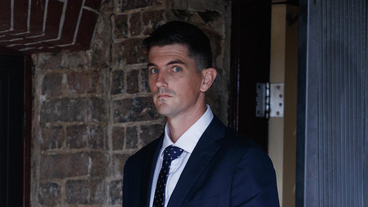 James Robert Thompson denies he and his partner acted with excessive force. Picture: NewsWire / Nikki Short.