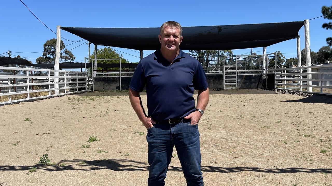 NRL legend Shane Webcke at the Warwick Showgrounds. Photo: Madison Mifsud-Ure / Warwick Daily News