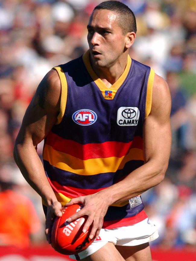 Crows superstar and Australian Football Hall of Famer Andrew McLeod.