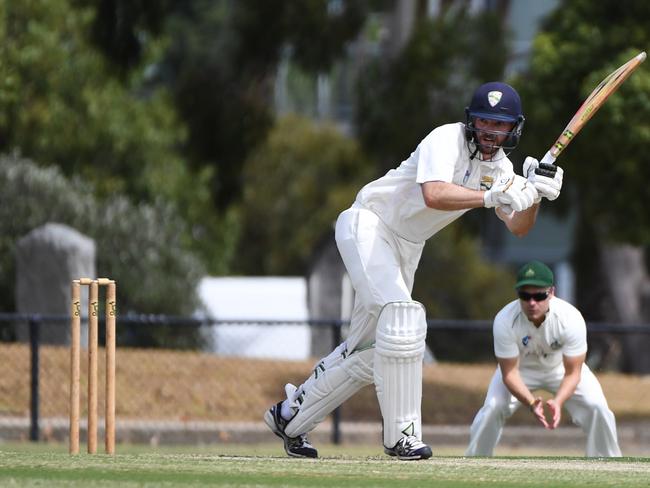 Brendan McGuninness posted his fifth consecutive half-century. Picture: James Ross/AAP