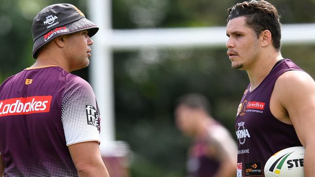 Word is Anthony Seibold and James Roberts don't see eye-to-eye. Picture: AAP/Darren England 