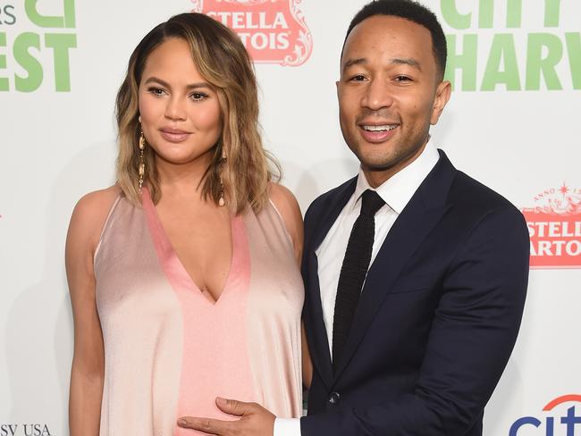 Chrissy Teigen and John Legend. Picture: Jamie McCarthy/Getty