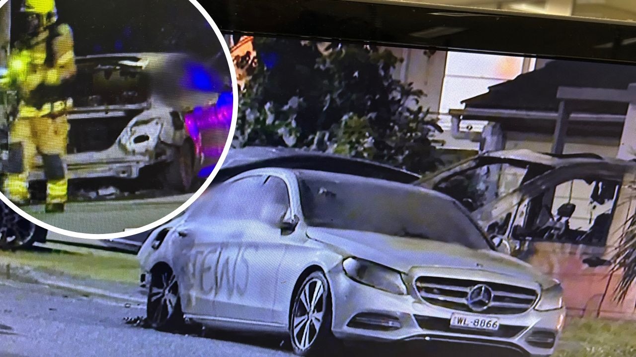 Cars torched, hate messages sprayed in affluent Sydney suburb