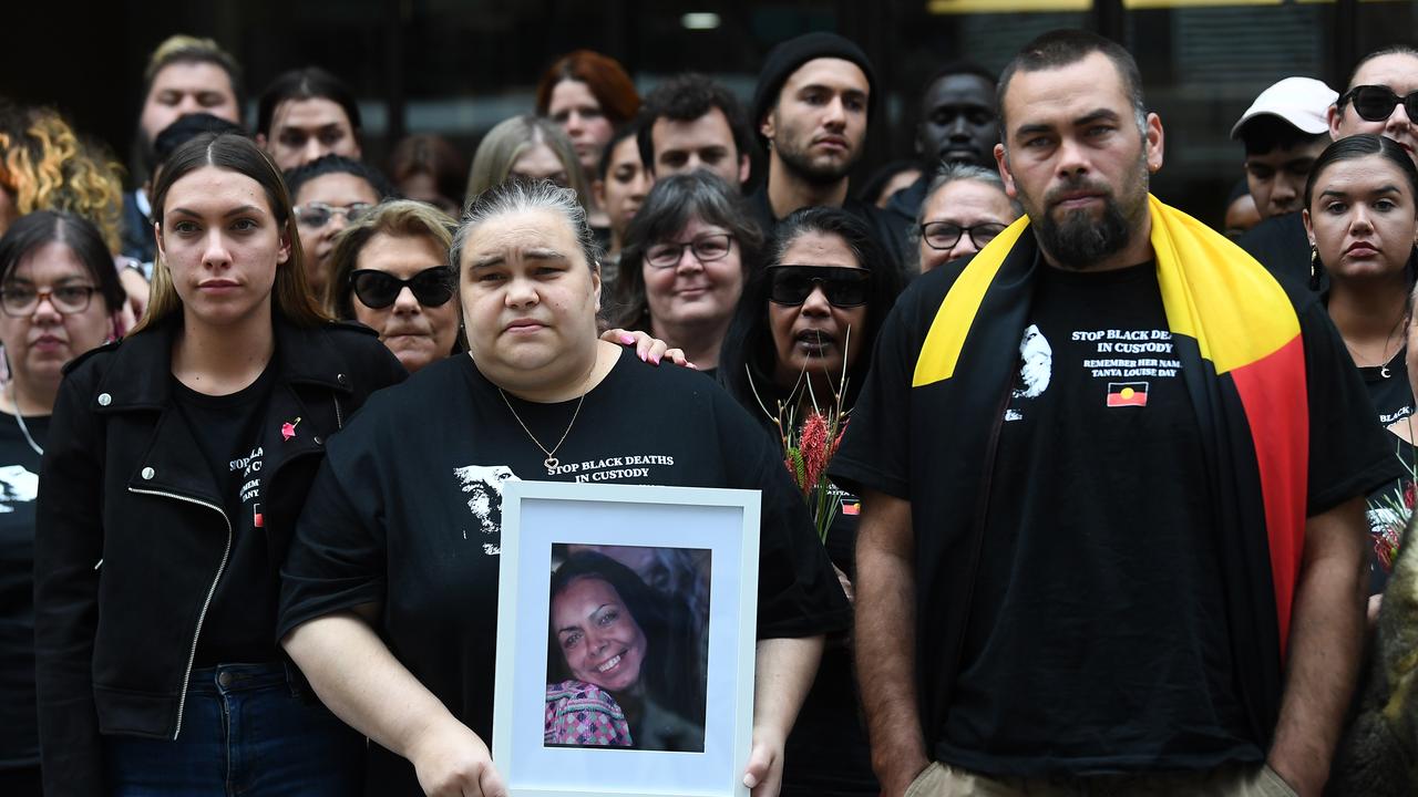 Tanya Day’s family are seen outside the Coroners Court in Melbourne in September last year. Picture: Julian Smith/AAP