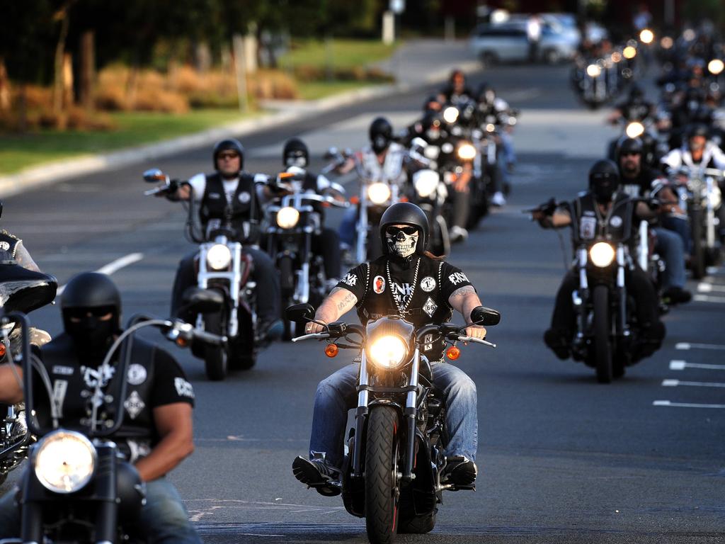 Commissioner Reece Kershaw said almost one-third of alleged offenders arrested under Operation Ironside were outlaw motorcycle gang members or people working for them. Picture: Joe Castro/AAP