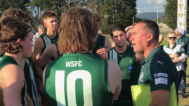 Senior coach Steve Cochrane says Saturday’s win couldn’t have come at a better time. Picture: Wantirna South FC