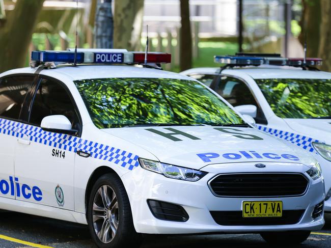 SYDNEY, AUSTRALIA , NSW Police Force general generic stock GV breaking news police tape image at the Headquarters in Surry Hills, Sydney Australia. Picture: NCA Newswire / Gaye Gerard