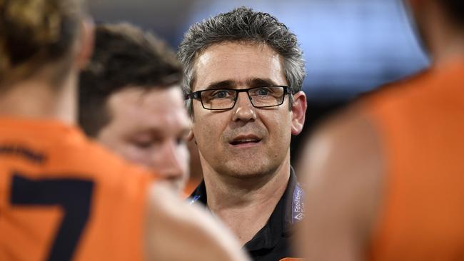 Leon Cameron has defended the Giants’ decision to drop Coniglio. Picture: Albert Perez/Getty Images