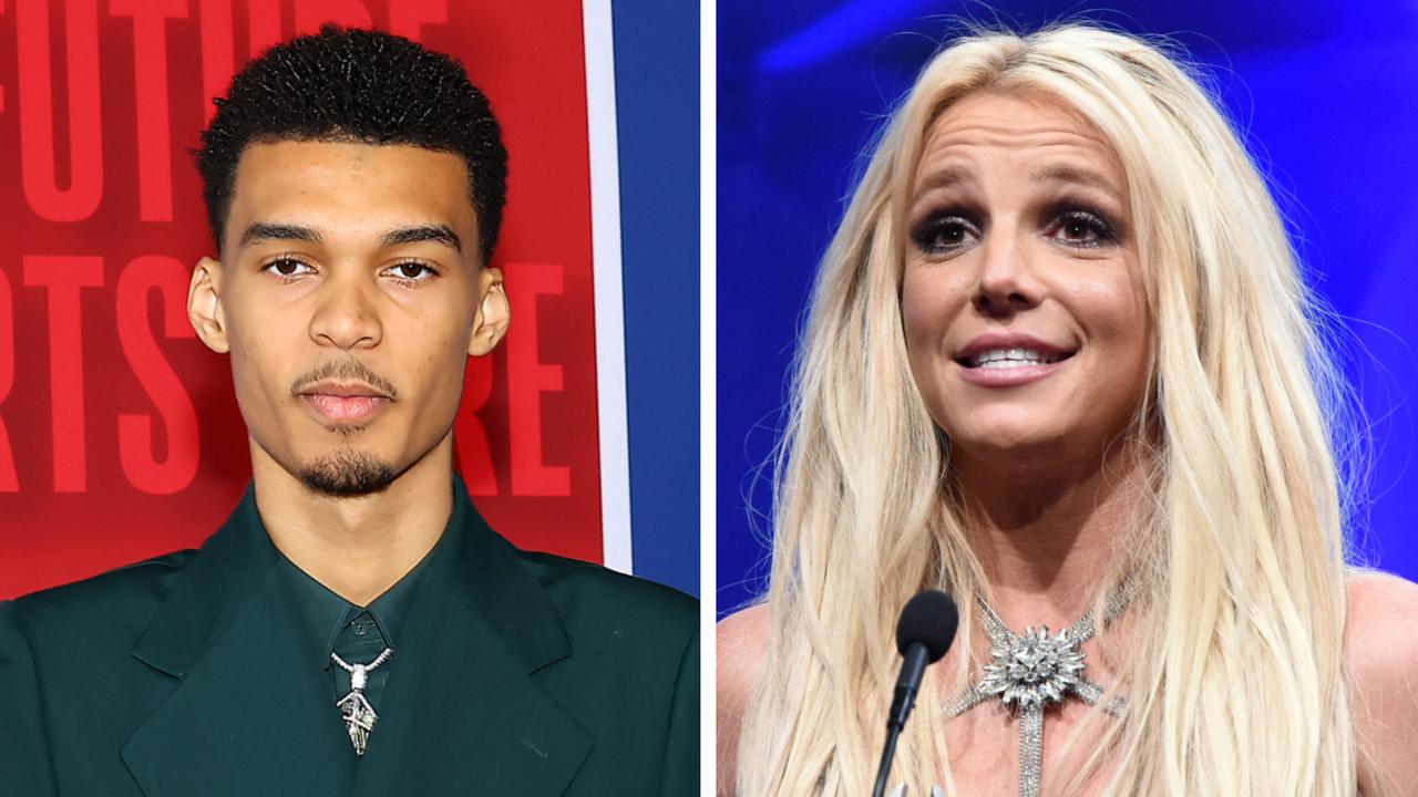 NBA 2023: Victor Wembanyama security hits Britney Spears in the face ...