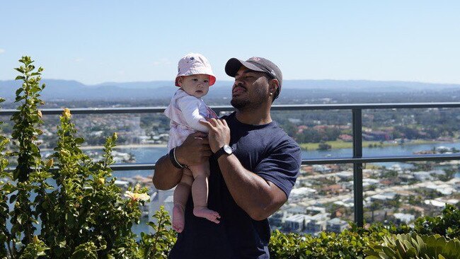 Greg Marzhew with daughter Isla. Picture: Supplied