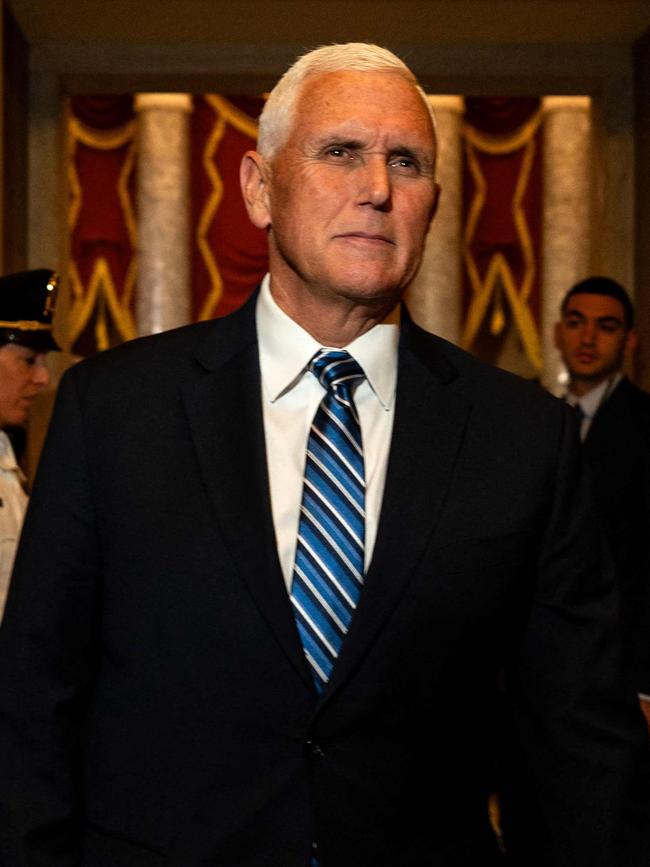 Former vice-president Mike Pence. Picture: AFP