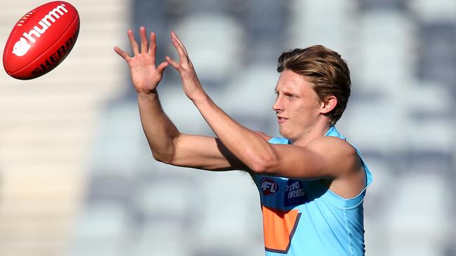 GWS star Lachie Whitfield can score like few others. Picture: Glenn Ferguson