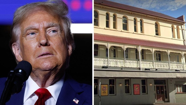 Man kicked out of Queensland pub for wearing Trump hat. Picture: Supplied