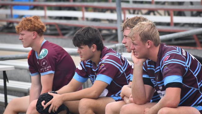 Members of the Capras under-17 boys squad earlier in the season.