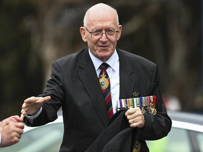 Peter Cosgrove at the commemorative service to mark the 50th anniversary of the end of Australia's involvement in the Vietnam War in Canberra in 2023. Picture: Martin Ollman