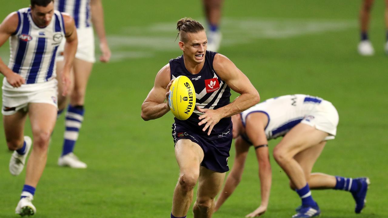 Nat Fyfe of the Dockers. Picture: Will Russell