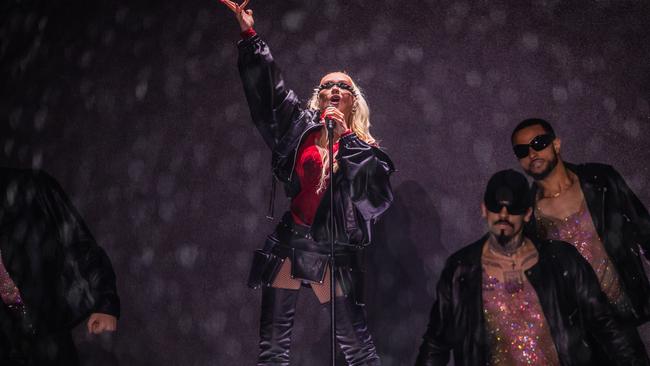 Aguilera said performing in Melbourne was like a homecoming. Picture: Jason Edwards