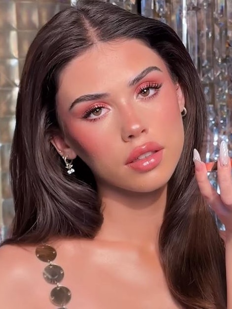 Australian influencer Leah Halton appeared in its latest holiday campaign. Picture: Instagram/CharlotteTilbury