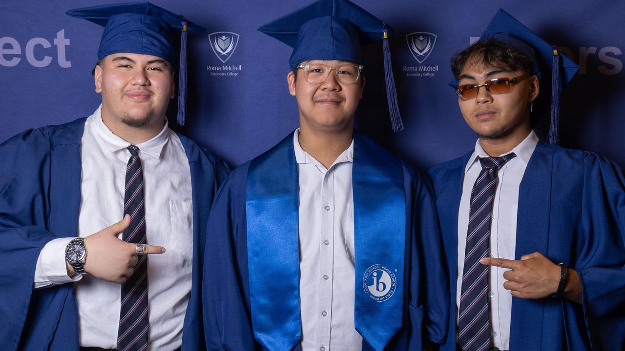 Roma Mitchell Secondary College Graduation at the Adelaide Town Hall. Picture: Ben Clark